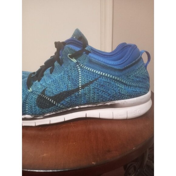 Nike Free TR Flyknit 718785-401 Blue Running Shoes Sneakers Women's Size 11.5 - Picture 10 of 14
